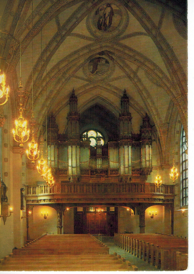 KIRKKOKORTTI St. CLARA KYRKA STOCKHOLM