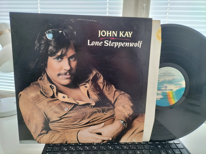 JOHN KAY, Lone Steppenwolf, LP US -87 HIENO KUNTO !!