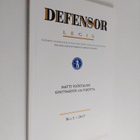 Defensor legis n:o 2/2017 - pikkukuva 1