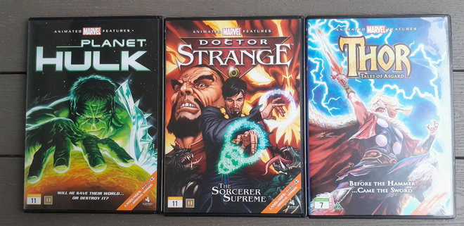 DVD: Animated Classics 1: Planet Hulk, Doctor Strange, Thor