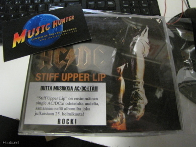 AC DC - STIFF UPPER LIP PROMO CD SINGLE