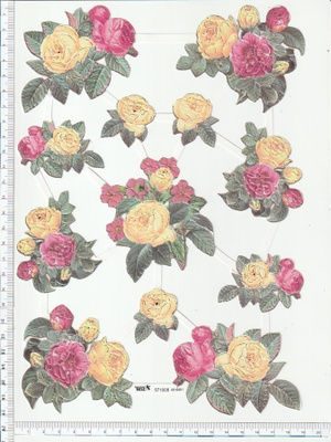 ~ TBZ 571-008, keltaiset ruusut-arkki ~