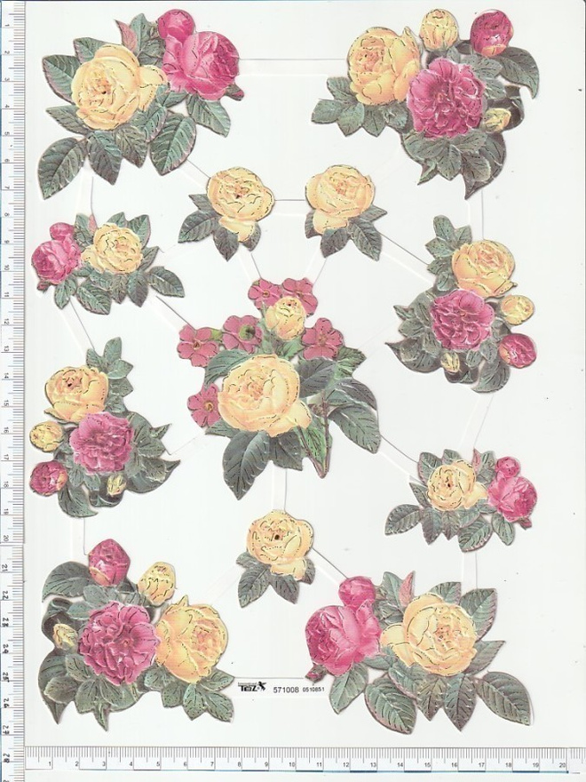 ~ TBZ 571-008, keltaiset ruusut-arkki ~