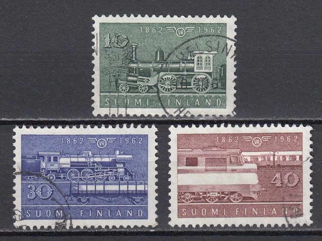1962 Lape 543 - 545 Rautatie 100 v.