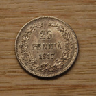 25 penniä 1917, Nikolai II, Hopea - pikkukuva 1