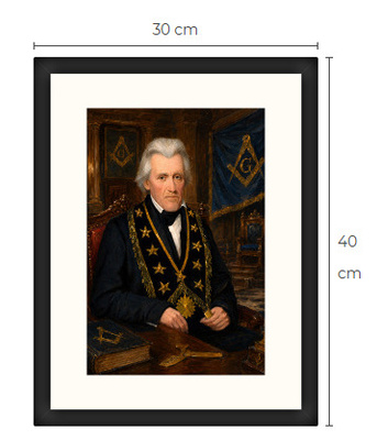 Uusi Vapaamuurari art print kehystetty 30 cm x 40 cm