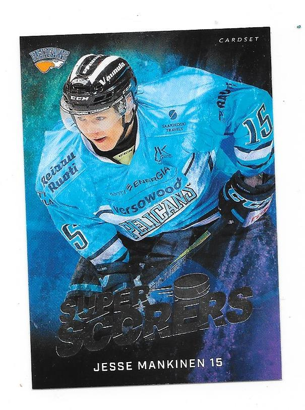 2018-19 CardSet Super Scorers #10/15 Jesse Mankinen Pelicans