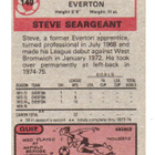 Purkkakuva Jalkapallo n:o 149 STEVE SEARGEANT.  Everton. - pikkukuva 2