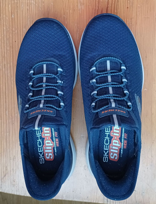 Sketchers slips-in 39.5 t.siniset leveä lesti uudet