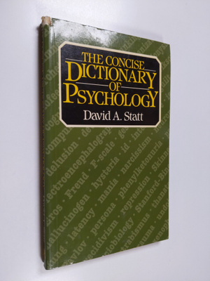 David A. Statt : The Concise Dictionary of Psychology