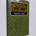 David A. Statt : The Concise Dictionary of Psychology - pikkukuva 1