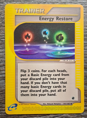 Energy restore 141/165!