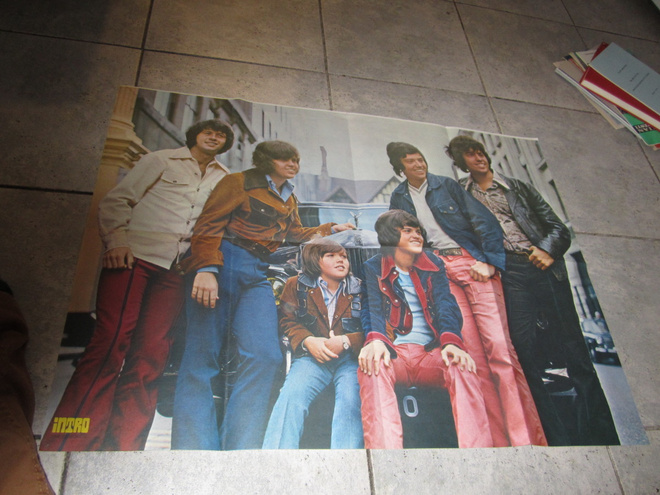 VANHA INTRO JULISTE - THE OSMONDS KOKO noin 80 x 51 cm