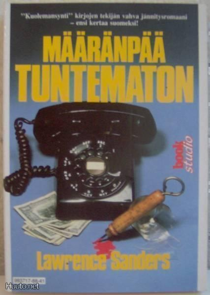Lawrence Sanders: Määränpää tuntematon, Vv-88. 250 s. Nid.