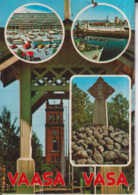 Vaasa - Vasa .  sommitelmakortti , e37