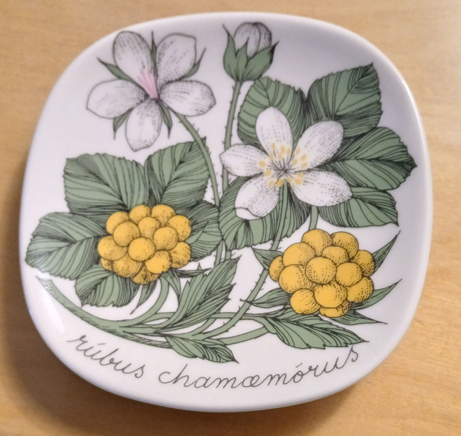 Arabian seinälautanen "suomuurain", design Esteri Tomula.