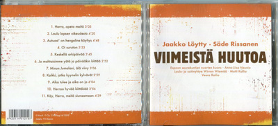 JAAKKO LÖYTTY . CD-LEVY . VIIMEISTÄ HUUTOA