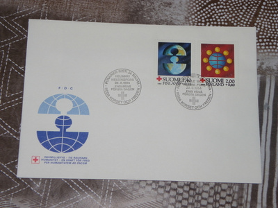 Punainen Risti 1984 FDC Lape 944-45