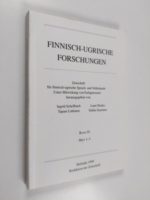 Lauri Honko ym. : Finnisch-ugrische Forschungen - Zeitsch...