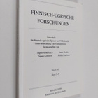 Lauri Honko ym. : Finnisch-ugrische Forschungen - Zeitsch... - pikkukuva 1