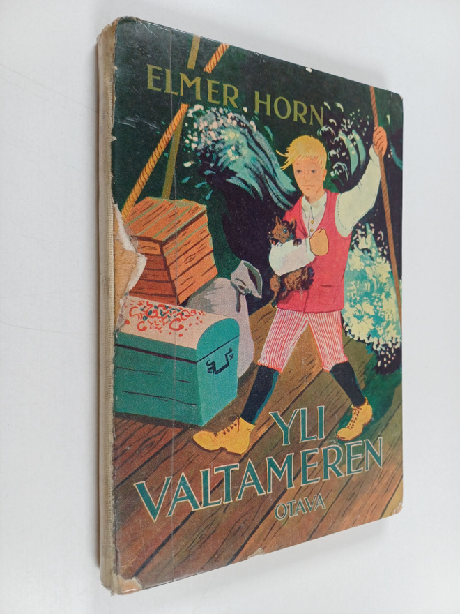 Elmer Horn : Yli valtameren : seikkailuromaani