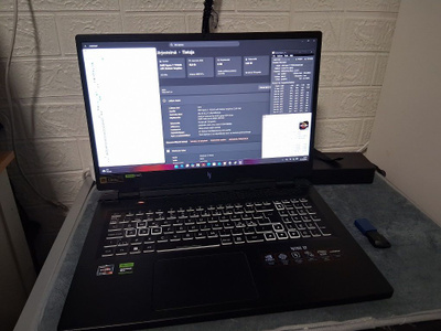 Acer Nitro17 AN17-41 –Ryzen7 Pelikannettava 16GB DDR5 2Tb/m2