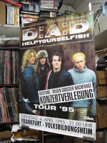 D.A.D. HELP YOURSELFISH TOUR 1995 KEIKKA JULISTE