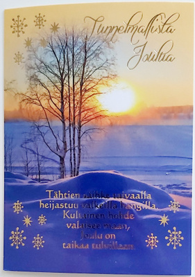 "Tähtien säihke taivaalla.."-UUSI JOULUKORTTI