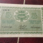 5 mk 1922 litt C kl 4 ryti-kivikoski vaikea allekirjoitus p - pikkukuva 1