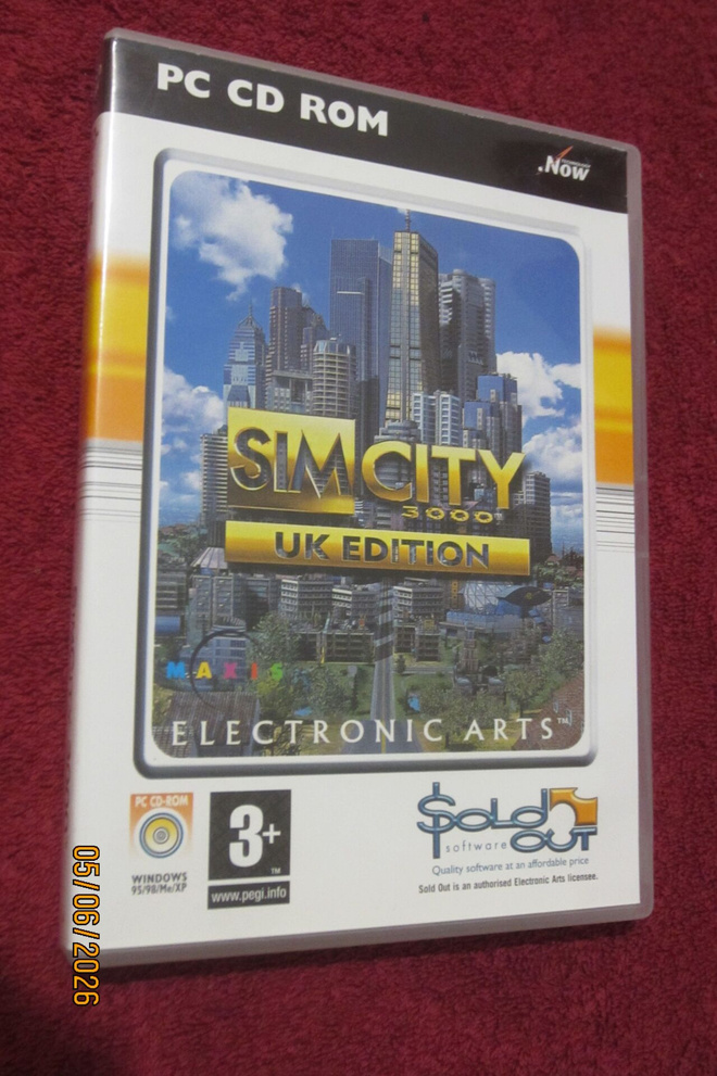 SimCity 3000 UK Edition       (PC CD-ROM)