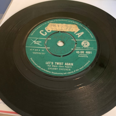 CHUBBY CHECKER: Let’s Twist Again * Everything’s Gonna Be ….