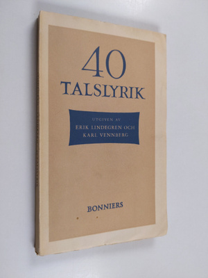 Karl Vennberg : 40-tals-lyrik