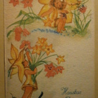 Kukkakeijut ja kissa, vanha Pääsiäispk, p. 1947 - pikkukuva 1