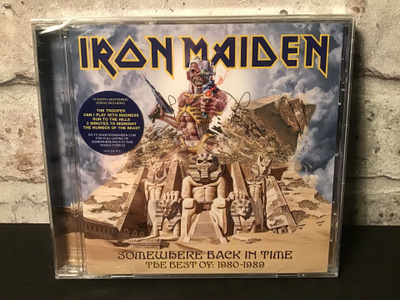 IRON MAIDEN: Somewhere Back In Time cd UUSI