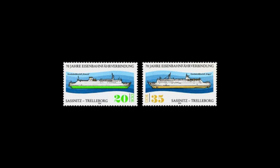 DDR 2429-30 ** Junalauttayhteys (1979)