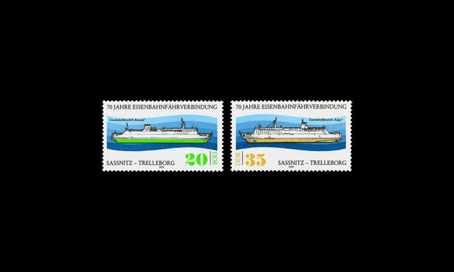 DDR 2429-30 ** Junalauttayhteys (1979)