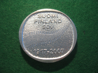 Suomi 90 vuotta 1917–2007 - mitali