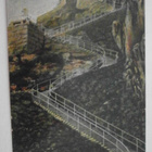 Hämeenlinna, Karlberg, portaat, vanha väripk, k. 1900-l. alk - pikkukuva 1