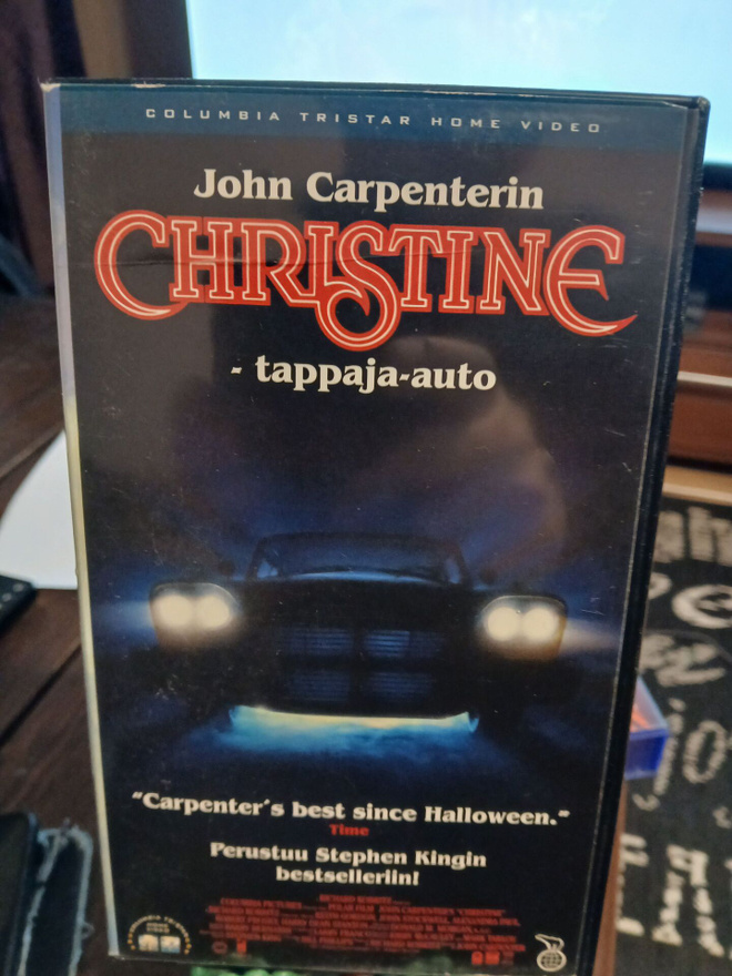 Tappaja auto christine vhs