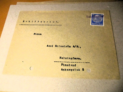 1935 (n) Saksa Schiffsbrief Hkiin