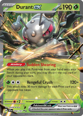 Durant ex 004/191 - Surging Sparks - NM/M