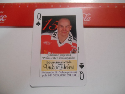 ÄSSÄT Pelikortti # Pata Q Jari Levonen