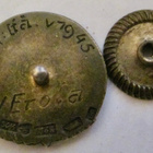 Ruuvimerkki Rautatie Veturimies Yhdistys 1920 Hopeaa 1943 - pikkukuva 2