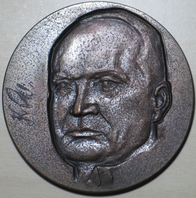 Estonia, Eesti, Viro Konstantin Päts 1874-1956 Mitali