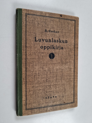 R. Ceder : Luvunlaskun oppikirja
