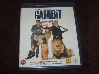 GAMBIT - BLU-RAY - cameron diaz colin firth