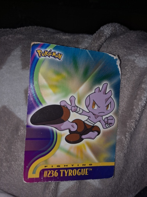 Tyrogue #236 Topps Non Holo card