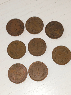 Kuparimarkat 8kpl 1941