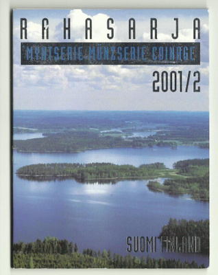 Vuosisarja  2001.2 sis pienip.kolikot+Jetoni