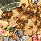 Evalisa Agathon - Lapsipari menossa juhliin - 1950-l - pikkukuva 1